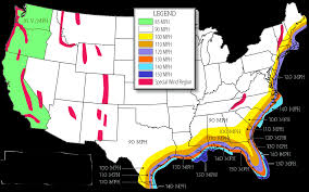 American Litepole Wind Speed Map