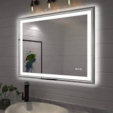 Rectangular Frameless Led Wall Bathroom
