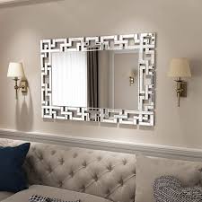 rectangle decorative wall mirror