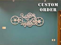 Buy Gears Wall Decor Self Rotating