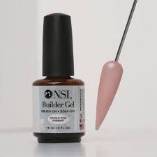 rubber base opaque pink shimmer 15ml