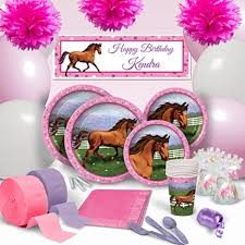 horse pony birthday party supplies