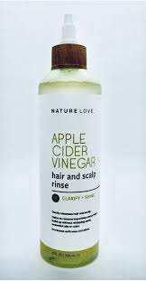 nature love apple cider vinegar hair