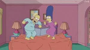 Свежие gif приколы и юмор (13 гифок). Pajamas Party Pajama Party Homer And Marge Best Part Of Me