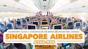 singapore airlines a350 900 economy