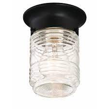 Jelly Jar Flush Mount Ceiling Light