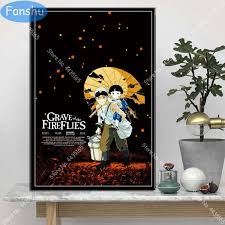 Nonton anime grave of the fireflies subtitle indonesia lengakap full episode & batch. Grave Of The Fireflies Poster Miyazaki Hayao Ghibli Studio Japan Anime Canvas Posters And Prints Wall Art Picture Room Home Deco Painting Calligraphy Aliexpress