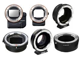 sony e mount lens adapter guide