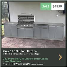 bbq grill cabinet