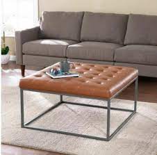 Square Coffee Table Oversized Ottoman