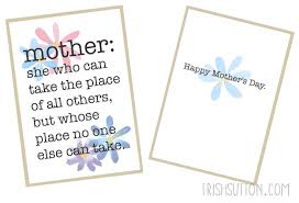 Free Printables Mothers Day Gift And Card
