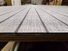 marine teak woven vinyl flooring