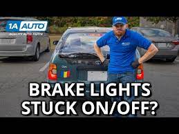 car brake lights stuck on off can t