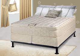 boxspring with a platform bed