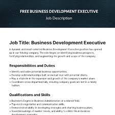 business development executive job