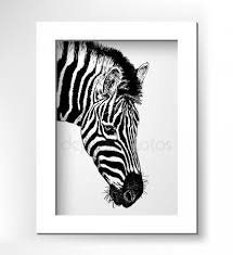 Abstract Zebra Logo Stock Vector Image