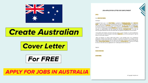 australian format cover letter cv