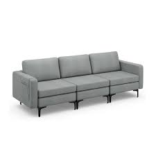 Modern Modular 3 Seat Sofa Couch