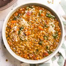 instant pot lentil soup ifoodreal com