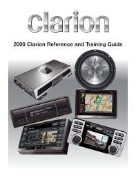 2009 clarion reference and training