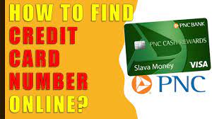 how to find pnc credit card number