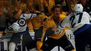 The screen printed nashville predators logos are nhl genuine merchandise and are viewable from both sides. Predators Poke Fun At Themselves After Banner Ceremony Was Roasted Sportsnet Ca