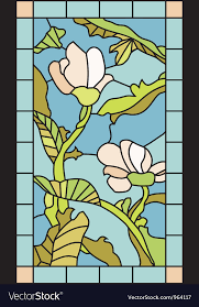 fl stained glass royalty free