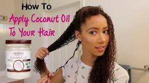 Coconut oil is a natural treasure island packed with healing elements and substances, which are able to revive even the most badly damaged hair. How To Apply Coconut Oil To Your Hair Youtube