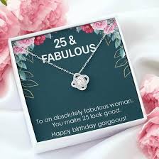 25th birthday gift for womens turning