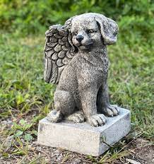 Puppy Wings Figurine Garden Statue