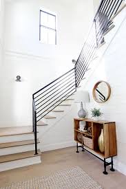 Modern horizontal hollow round tubing for a contemporary stair railing. Category Rustic Interiors Home Bunch Interior Design Ideas