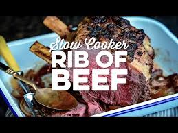 slow cooker rib of beef prime rib