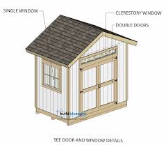 6x10 Garden Shed Plans Build Blueprint