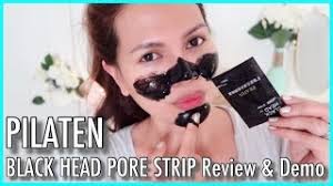pilaten black head pore strip review