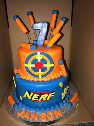 Sweet p added the nerf dart in the middle. Pin On Nerf Birthday