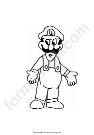 There are several games, including mario brothers, super mario bros. Super Mario Brothers Coloring Sheets Printable Pdf Download