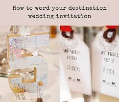 destination wedding invitation wording