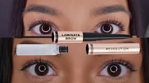 makeup revolution laminate brow review