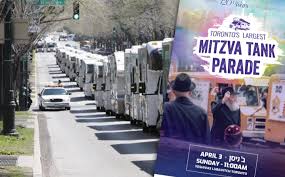toronto s largest mitzvah tank parade