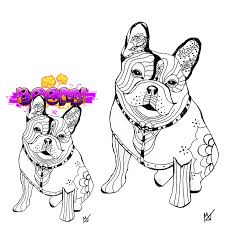 French bulldog coloring page from dogs category. Free Artistic Coloring Page Printable How To Draw A Cute French Bulldog Full Bloom Club