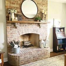 Rustic Brick Fireplace Décor Ideas