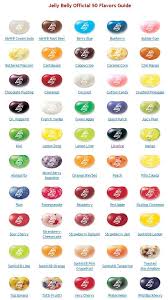 Jelly Belly Official 50 Flavors Guide In 2019 Jelly Bean