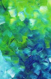 Green Art Painting Abstract Painting