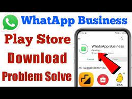 whatsapp business not in play