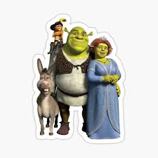 I never was a fan of the shrek design, it looks too plain and nice to me. The Shrek Family Sticker By Wasabi67 In 2021 Shrek Dreamworks Animation Cartoon