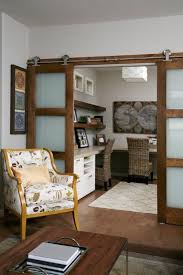 barn doors add a rustic touch to your