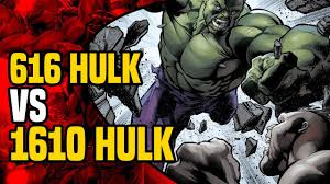 Hulk vs Hulk: Earth 616 Hulk vs Earth 1610 Ultimates Hulk ( Secret Wars  Battleworld ) - YouTube