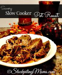 savory slow cooker pot roast