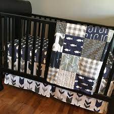 Fishing Crib Bedding Set For Baby Boy