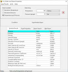 steam tables based on iapws if 97 ice